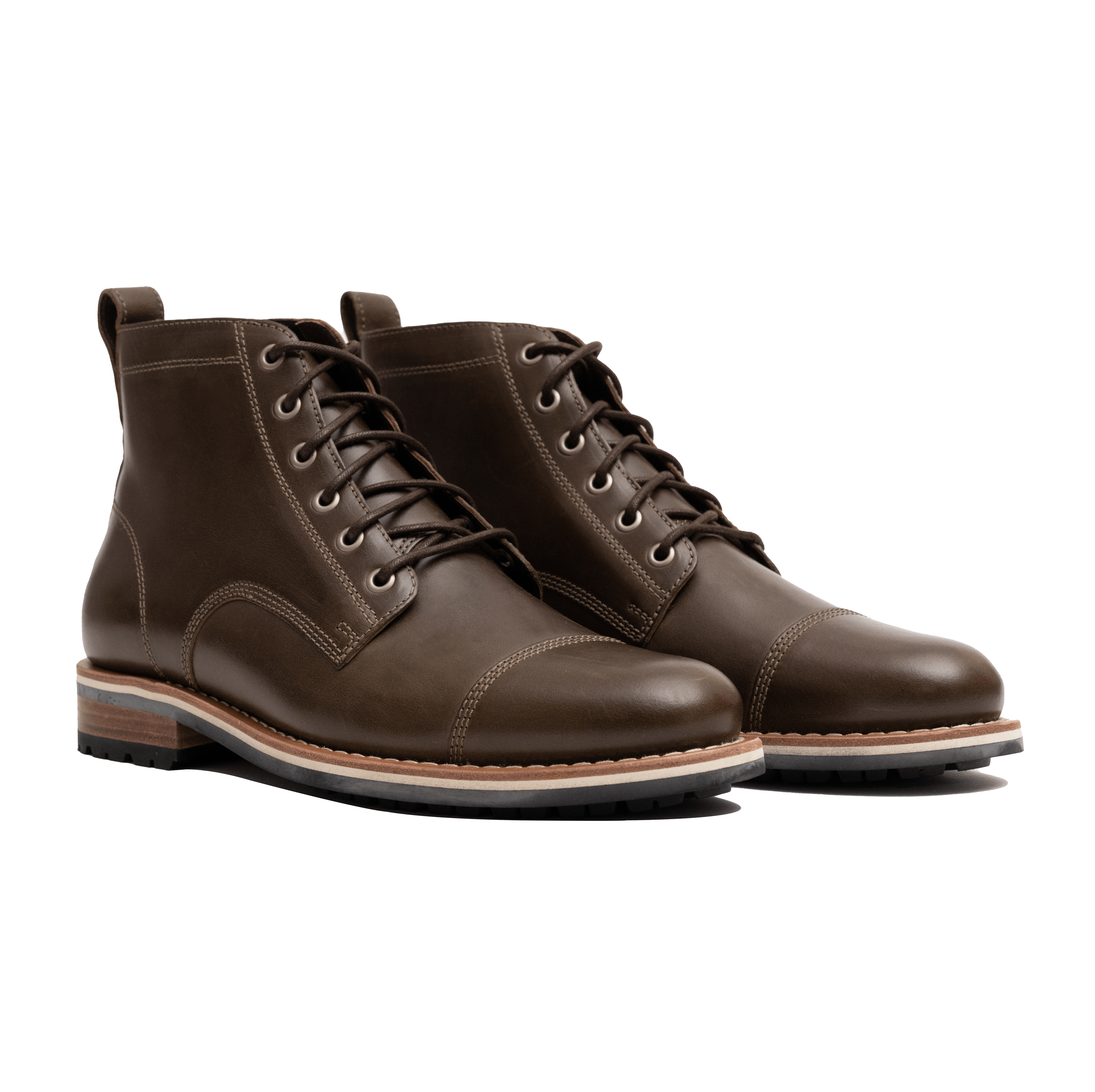 HELM Men's Classic Leather Boot, The Hollis | Olive D / 6 HELM Men's Classic Leather Boot, The Hollis | Olive D / 6