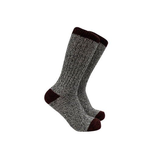 HELM Socks HELM Cabin Socks - Grey + Red