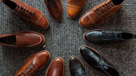 A collection of HELM Boots