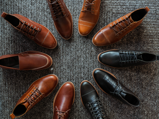 A collection of HELM Boots