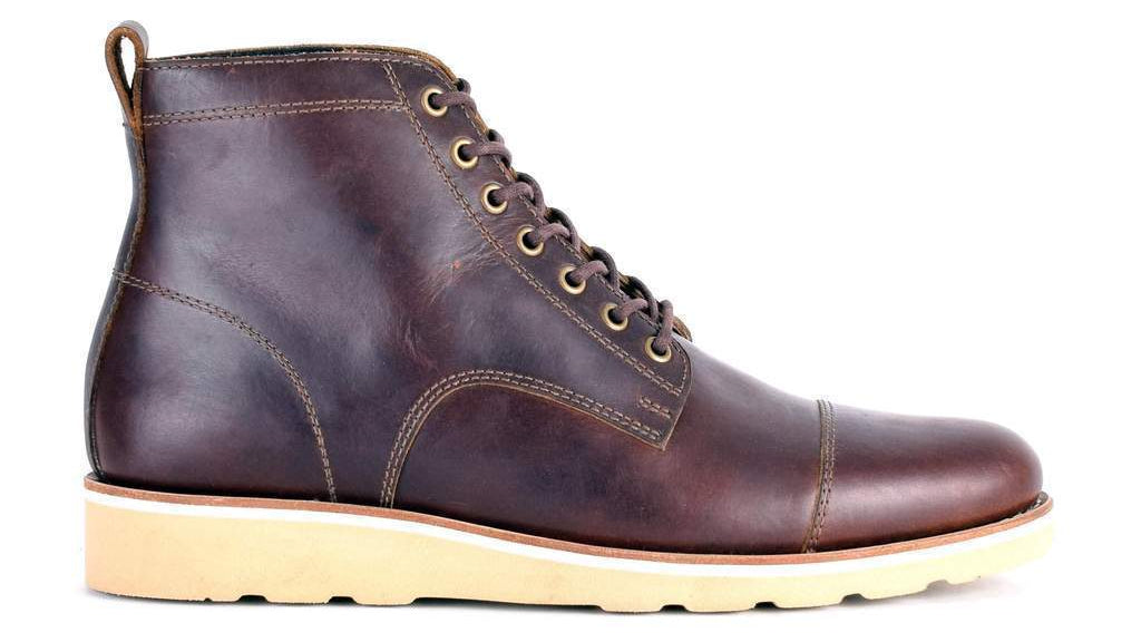 mens brown leather ankle boots