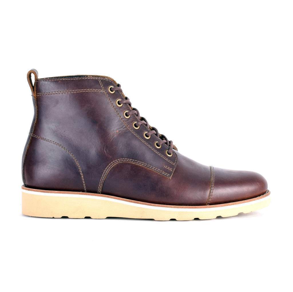 mens brown leather ankle boots