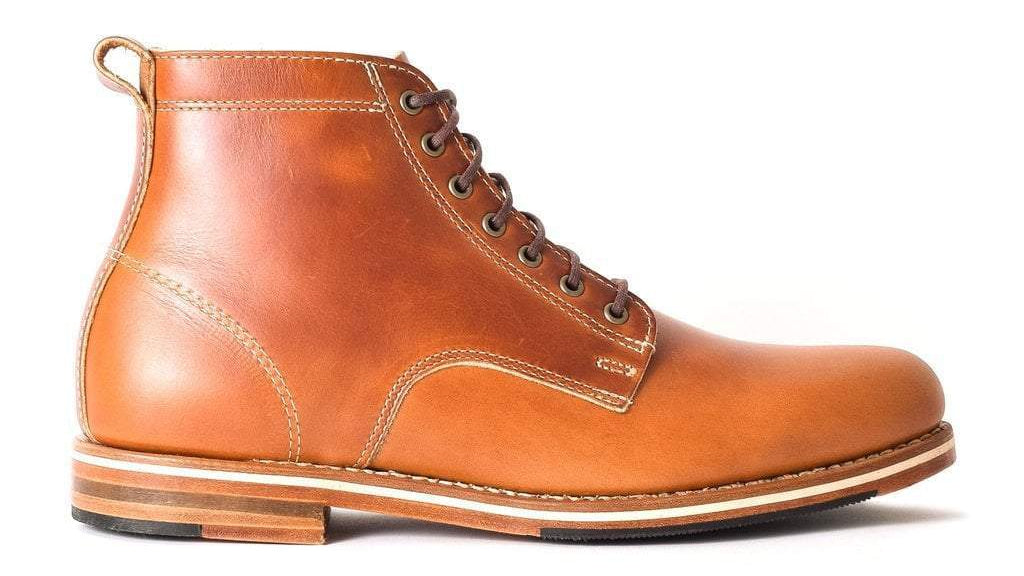mens brown leather work boots