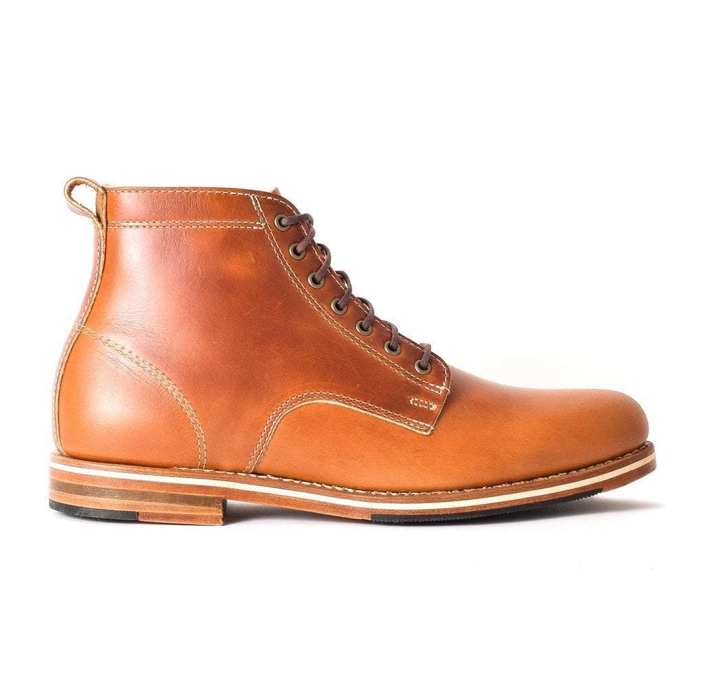 mens brown leather work boots