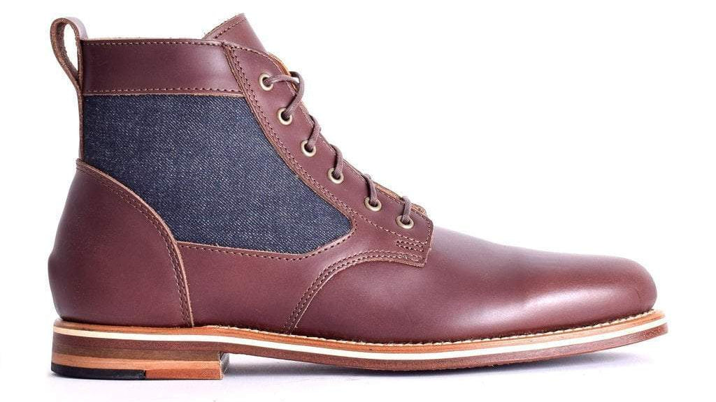 men's leather motorbike boots