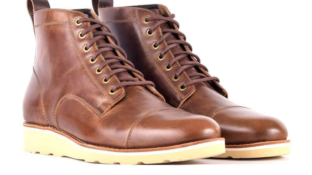 men's leather urban boots