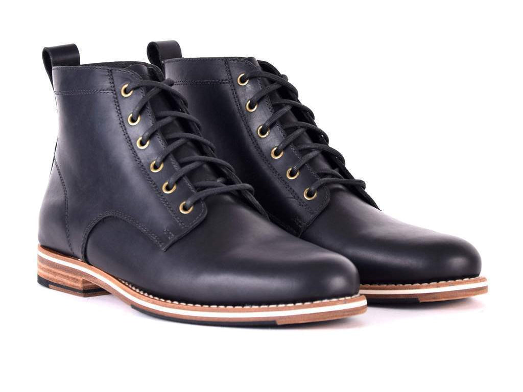 men's leather utility boots
