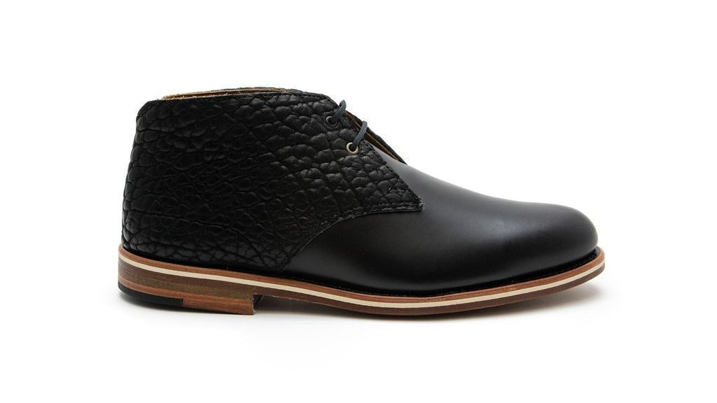 mens black casual boots