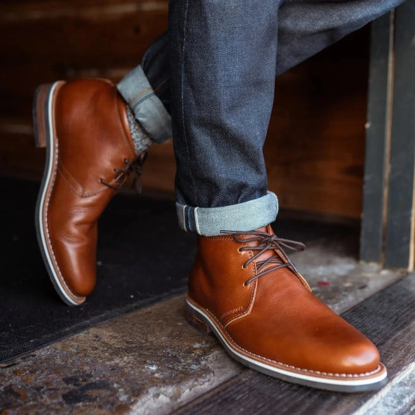 Best leather chukka boots for men.