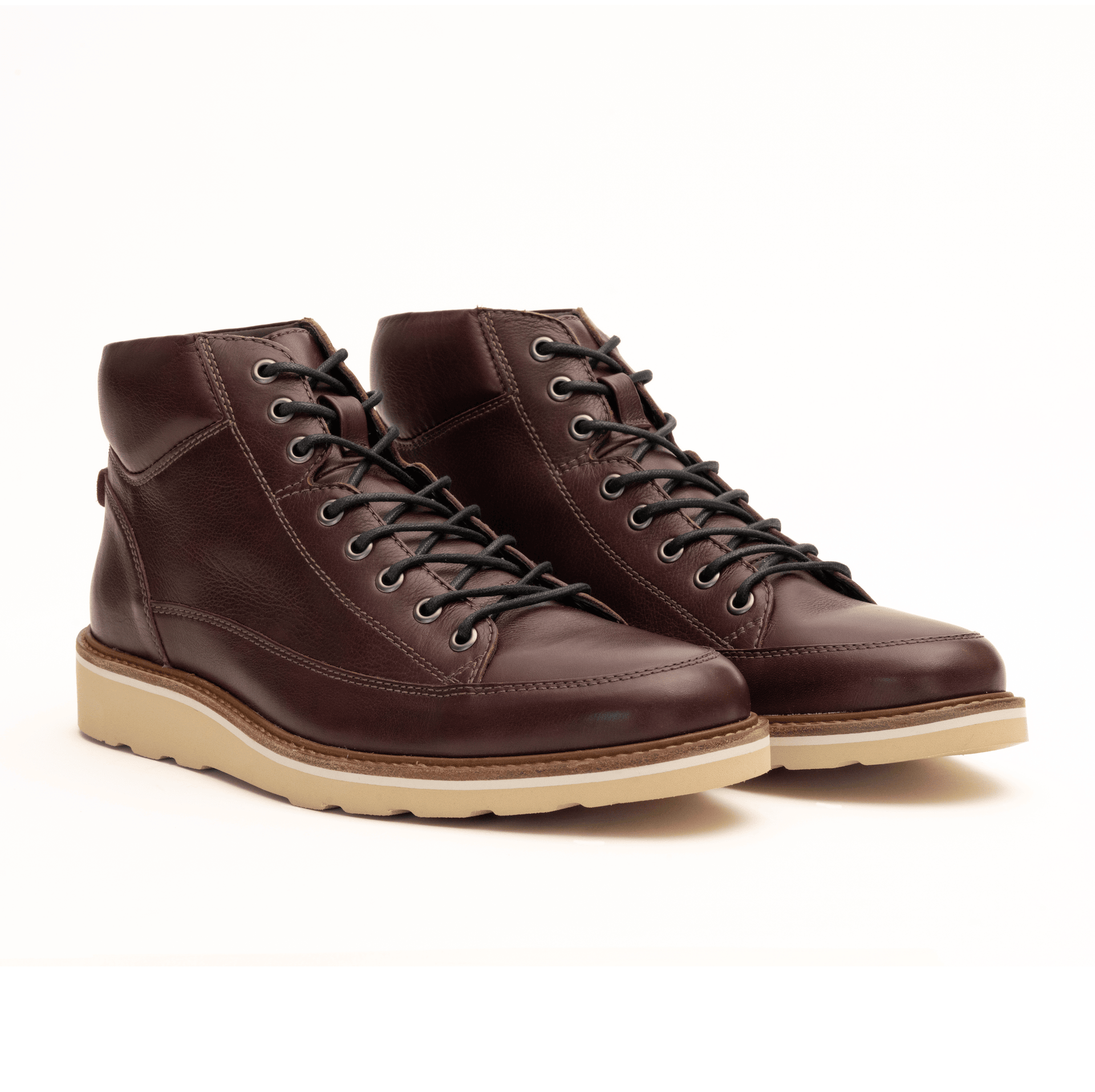 The Calistoga Men's Full-Grain Leather Boots | HELM Boots, Merlot