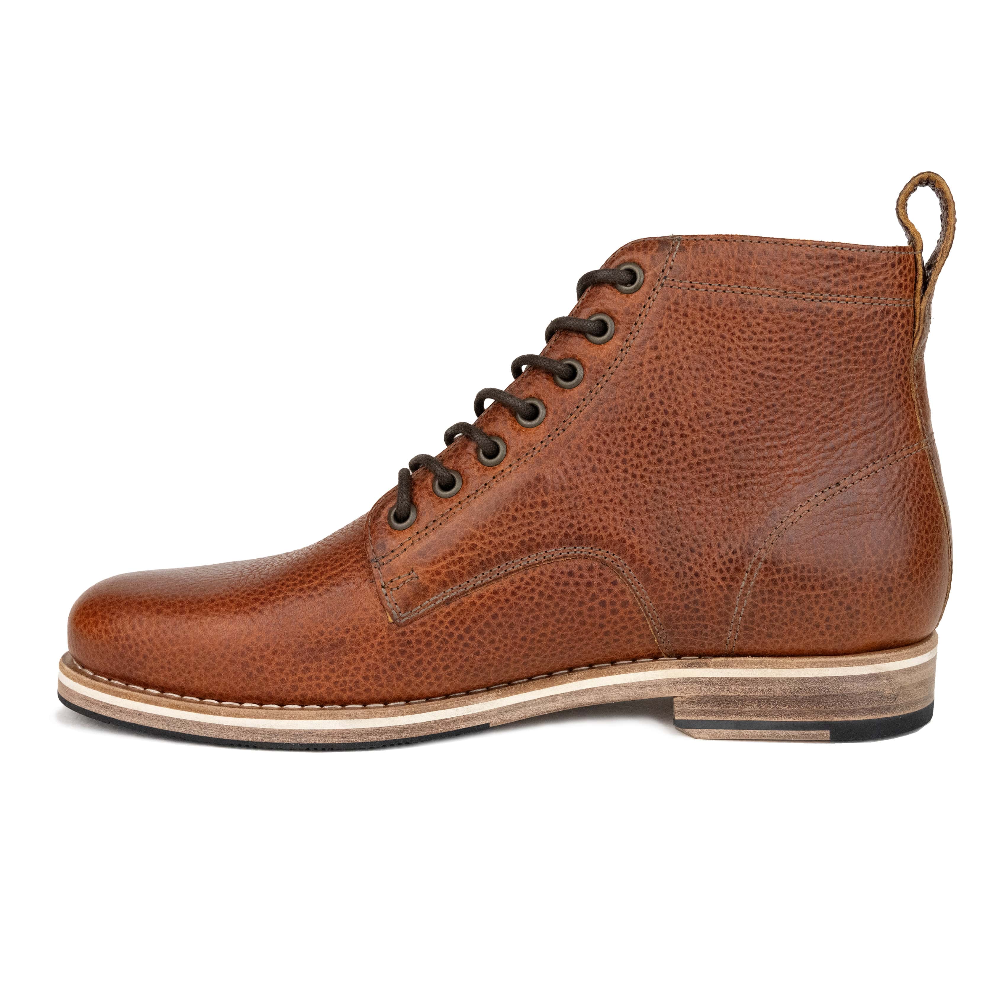 HELM Men's Leather Dress Boot, The Zind | Saddle Brown – HELM Boots