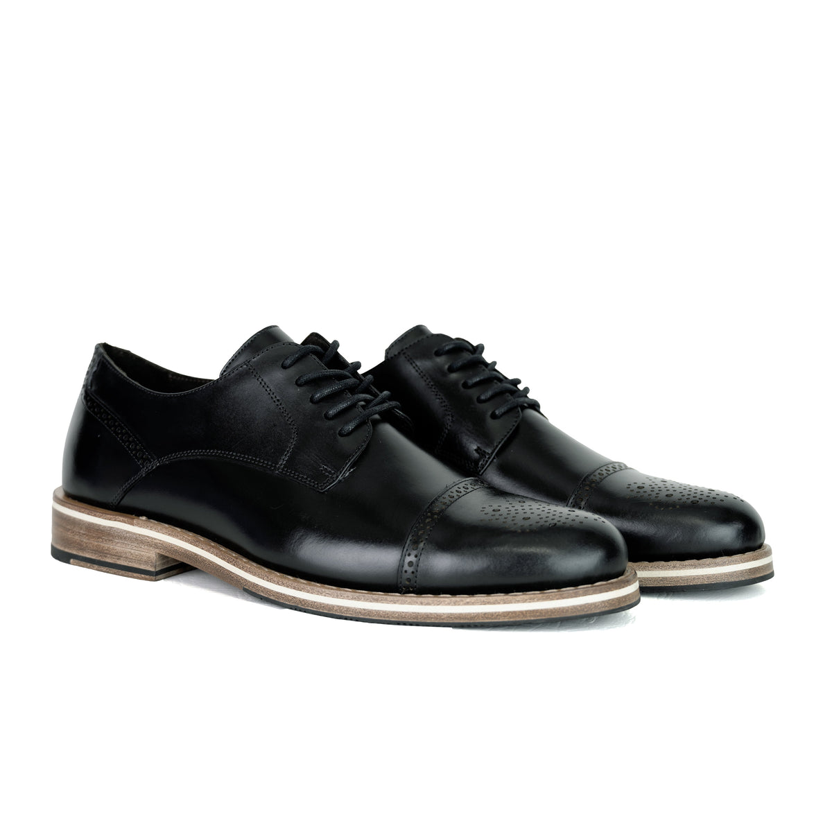Ara Mens Hank Black Leather Lace Up Oxford Sz 45/12 Ara Leandro Gore-Tex (Men main image 3