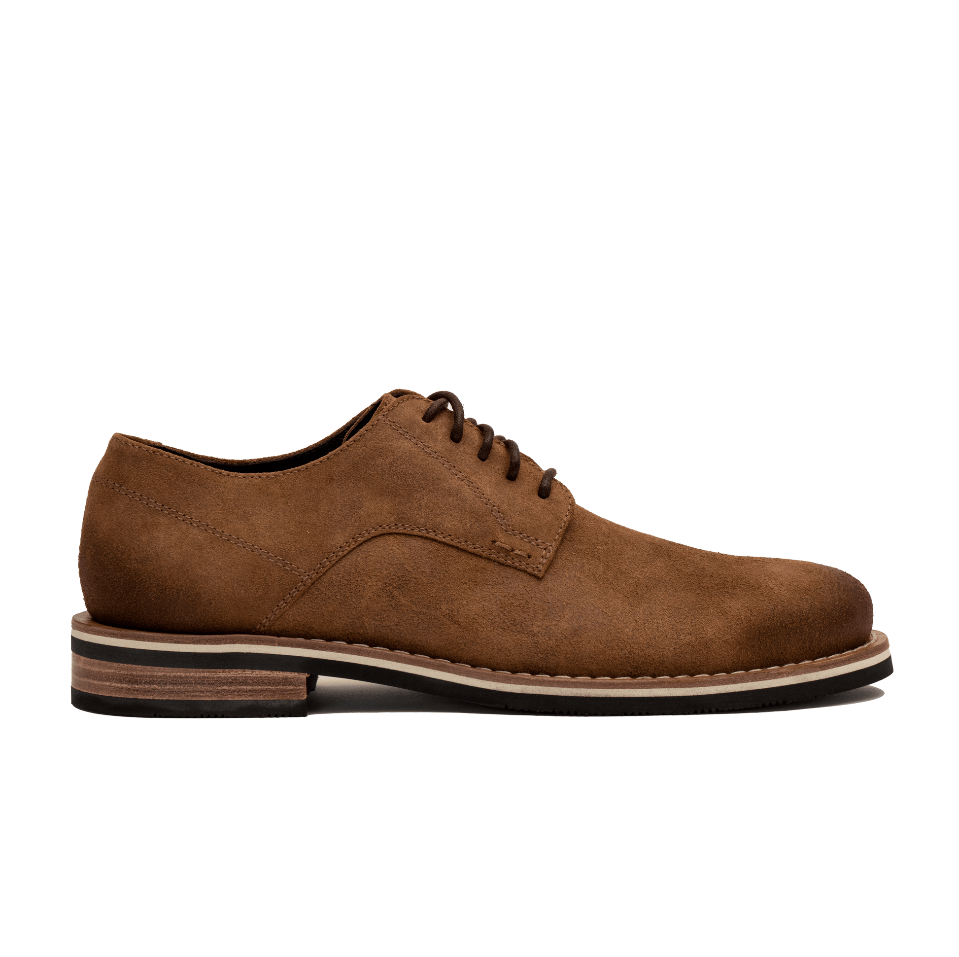 Helm Men's Derby Shoe, The Evans | Sienna (Suede) D / 8 Helm Men's Derby Shoe, The Evans | Sienna (Suede) D / 8