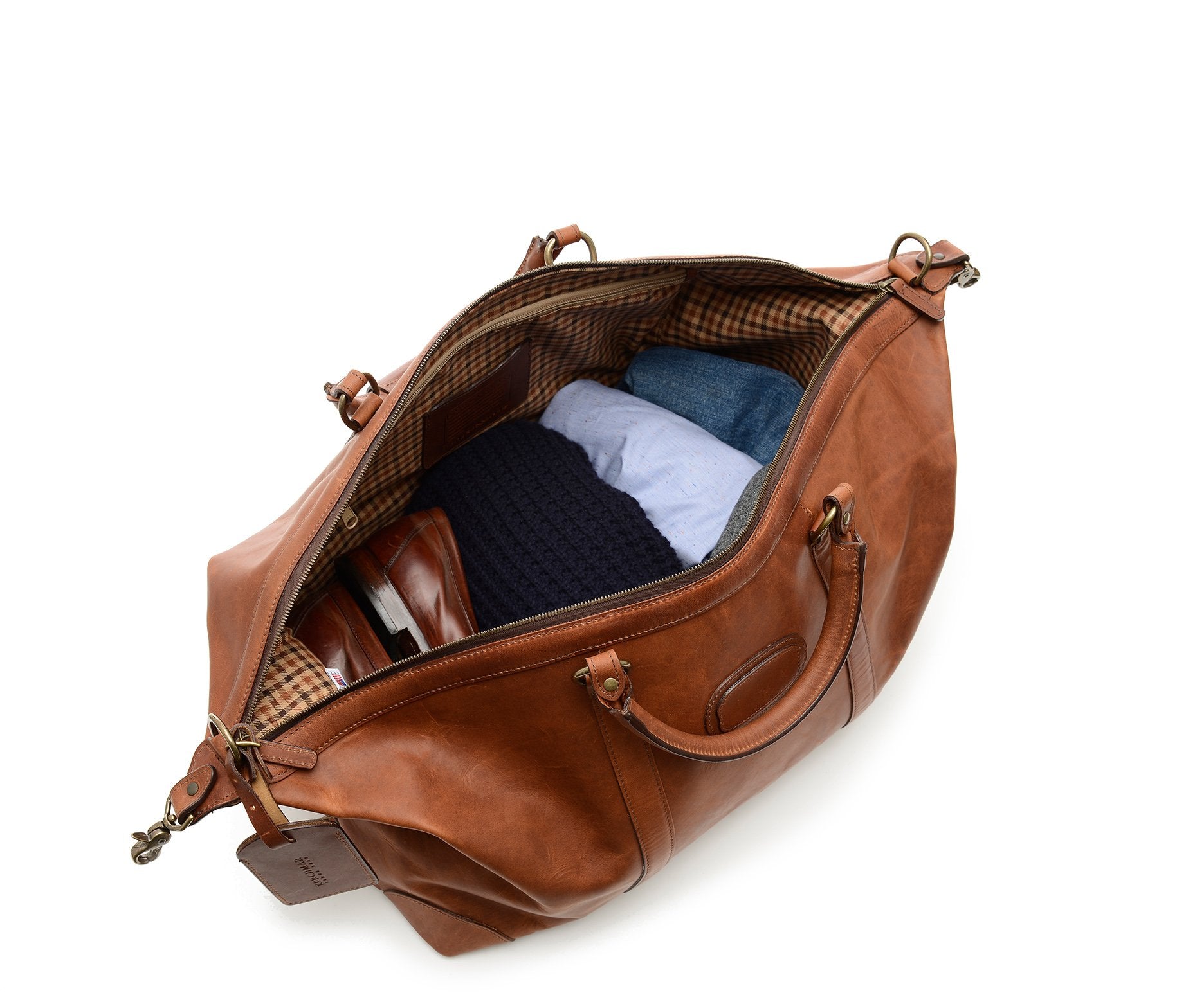 The Twain By Korchmar - Waxed Canvas Weekender Duffel Bag