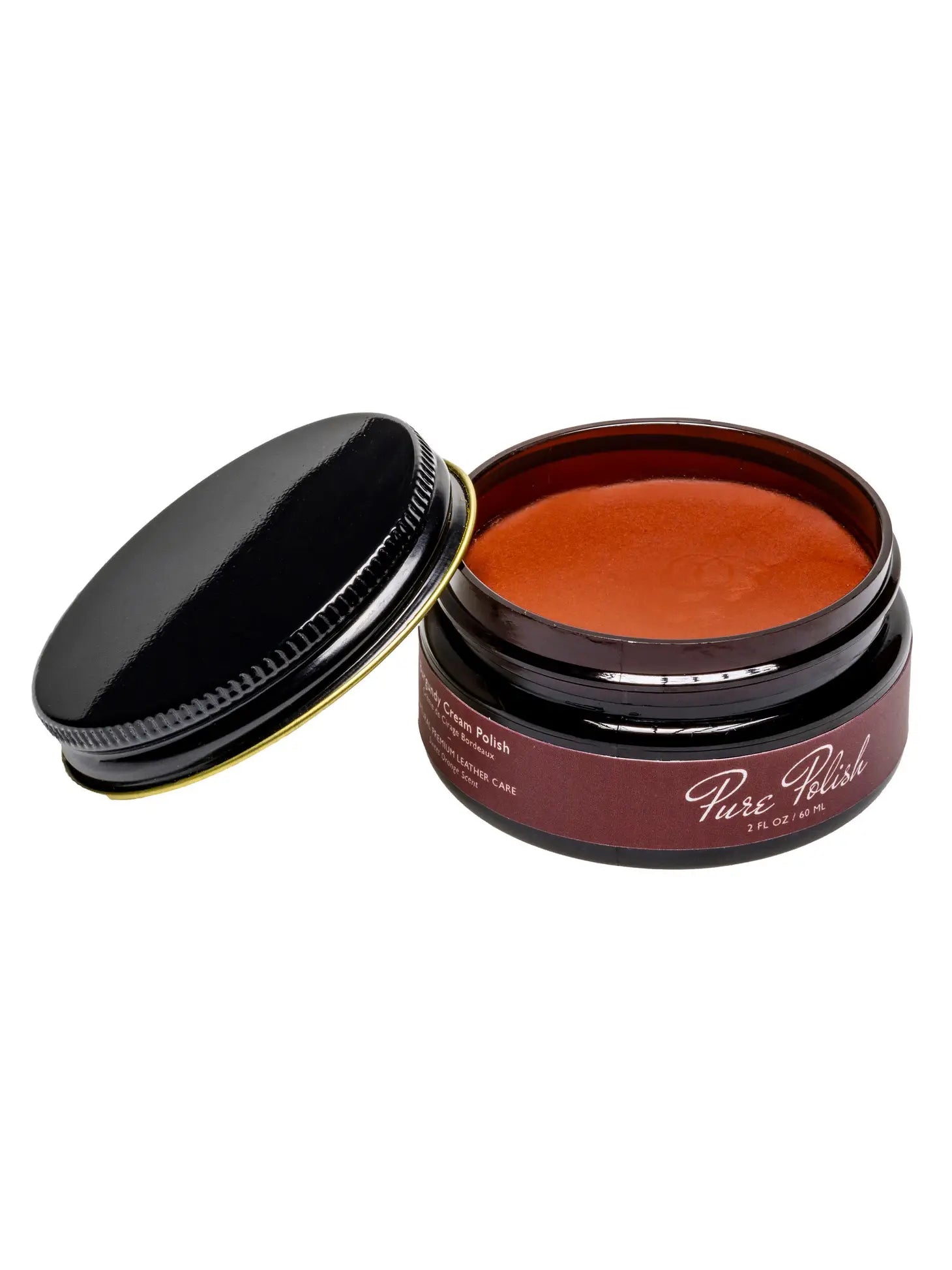 Pure Polish Boot Care Burgundy Cream Polish by Pure Polish