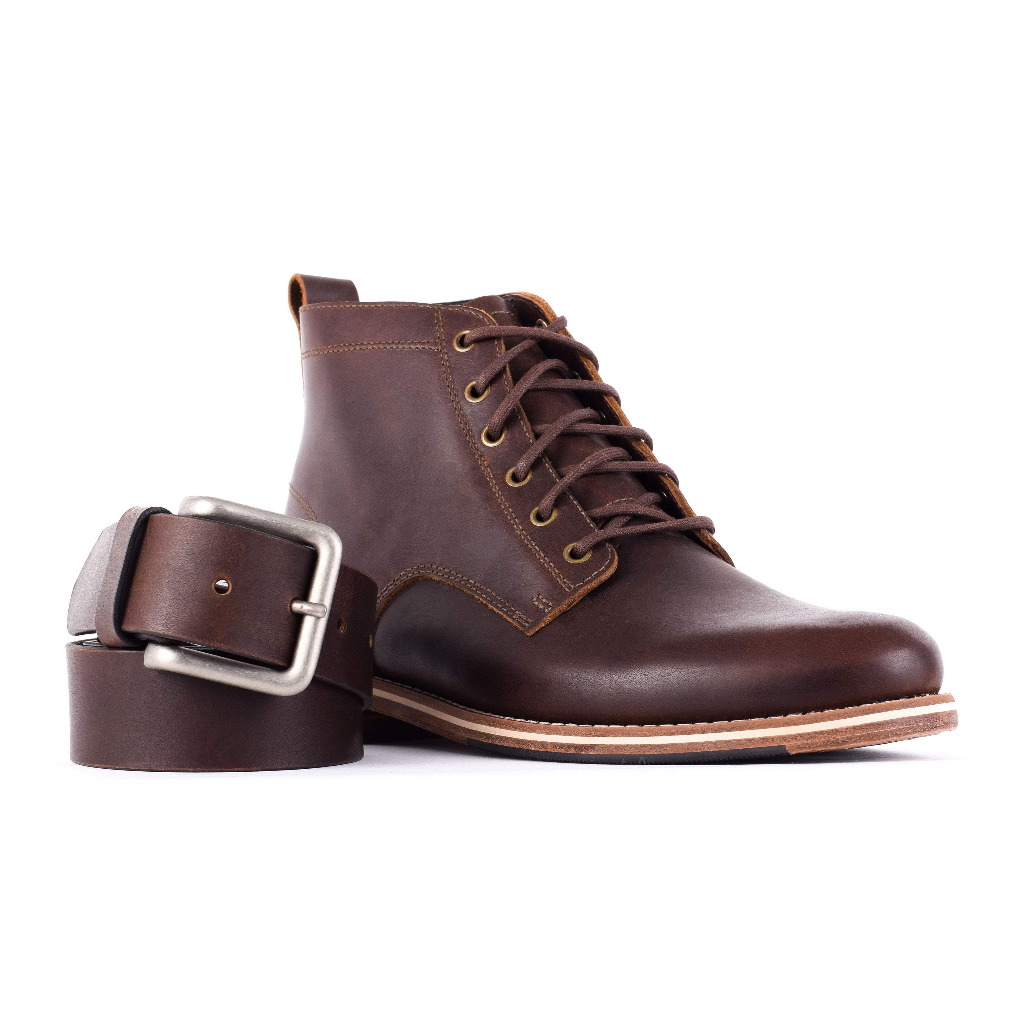 HELM Accessories 30 / Brown Silver Buckle Wide Belts