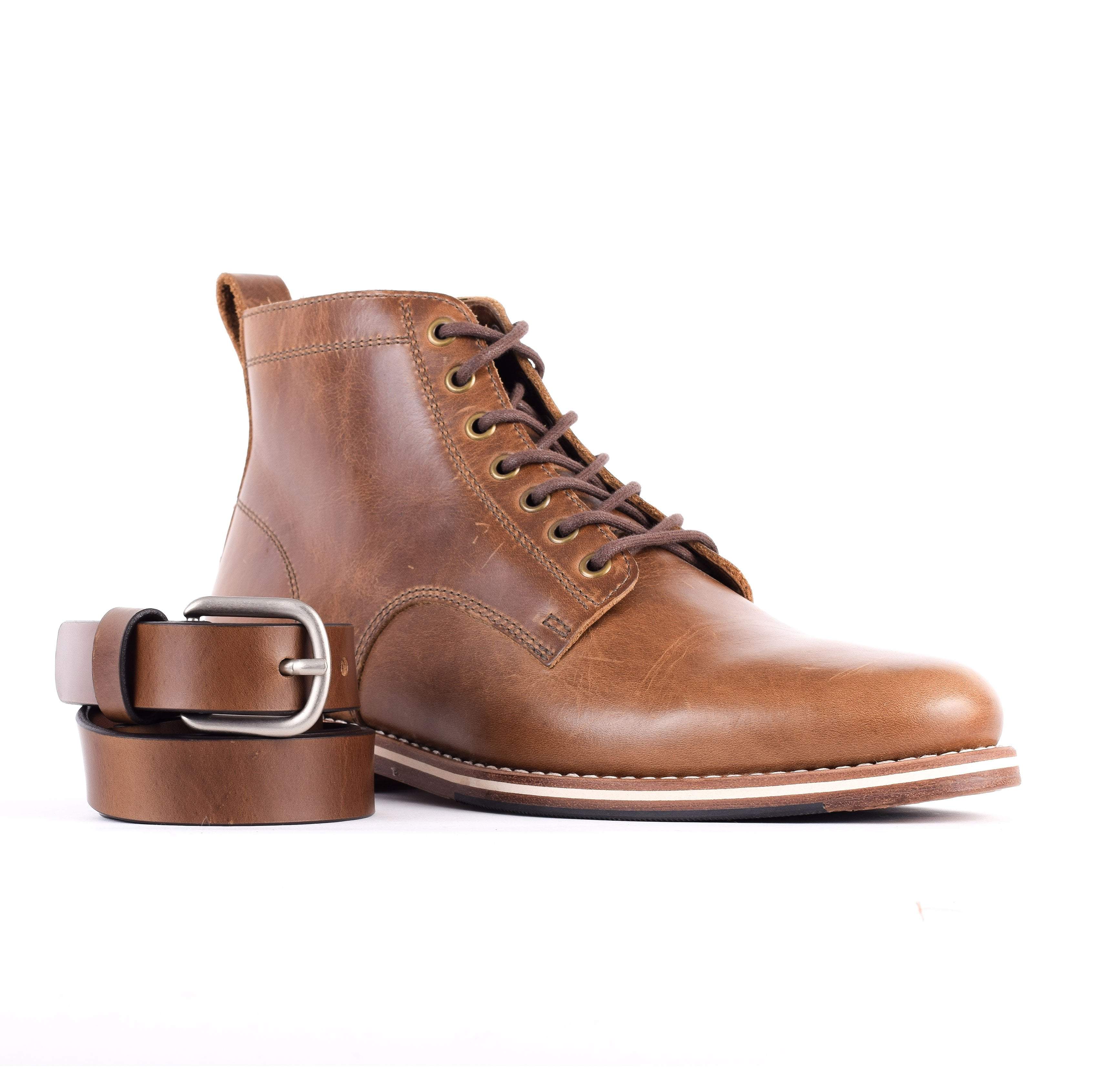 HELM Accessories 30 / Dark Natural Silver Buckle Slim Belts