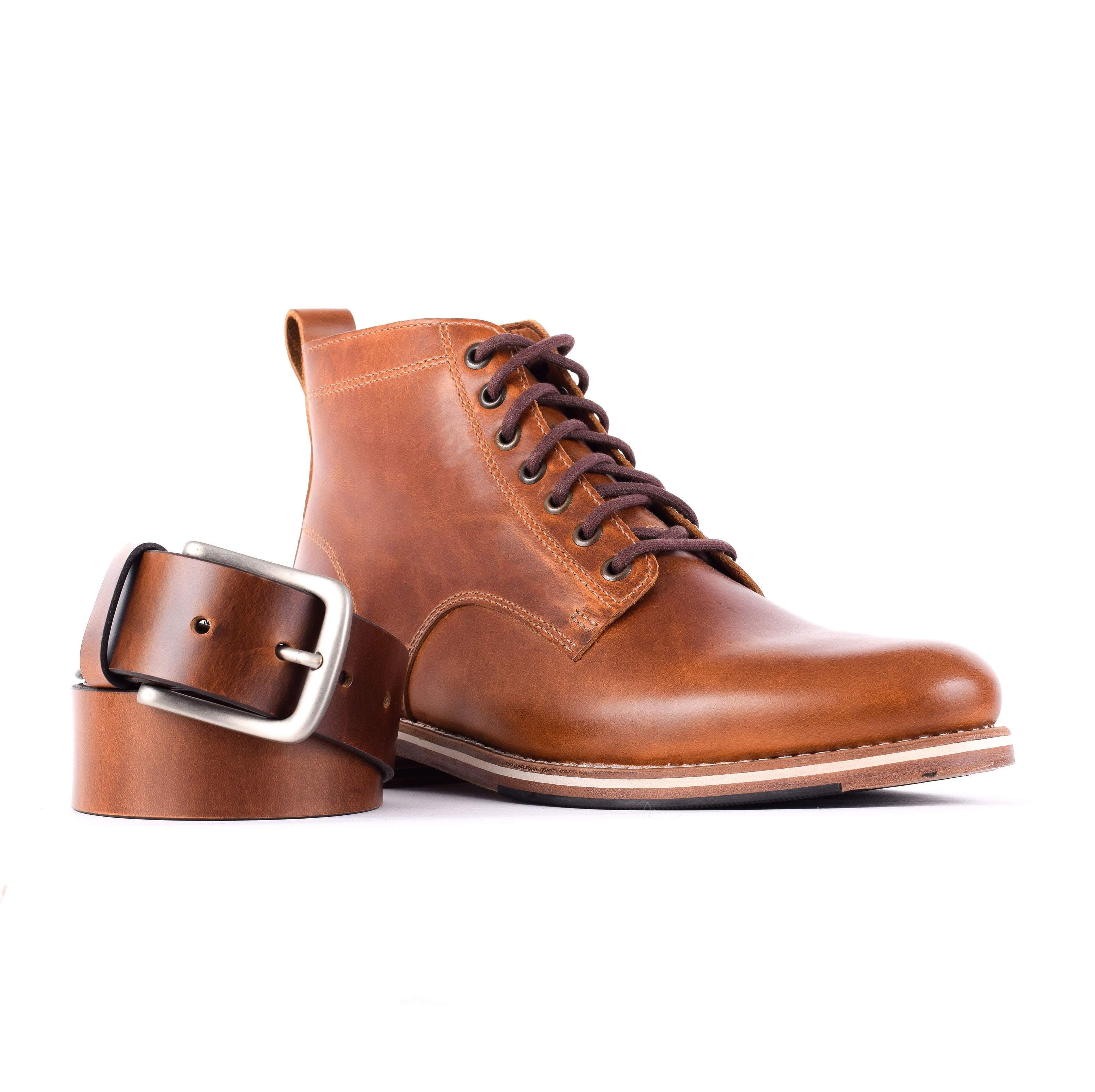 HELM Accessories 30 / Teak Silver Buckle Wide Belts