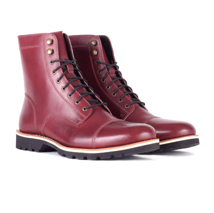 HELM Boots Johnson Burgundy Sale