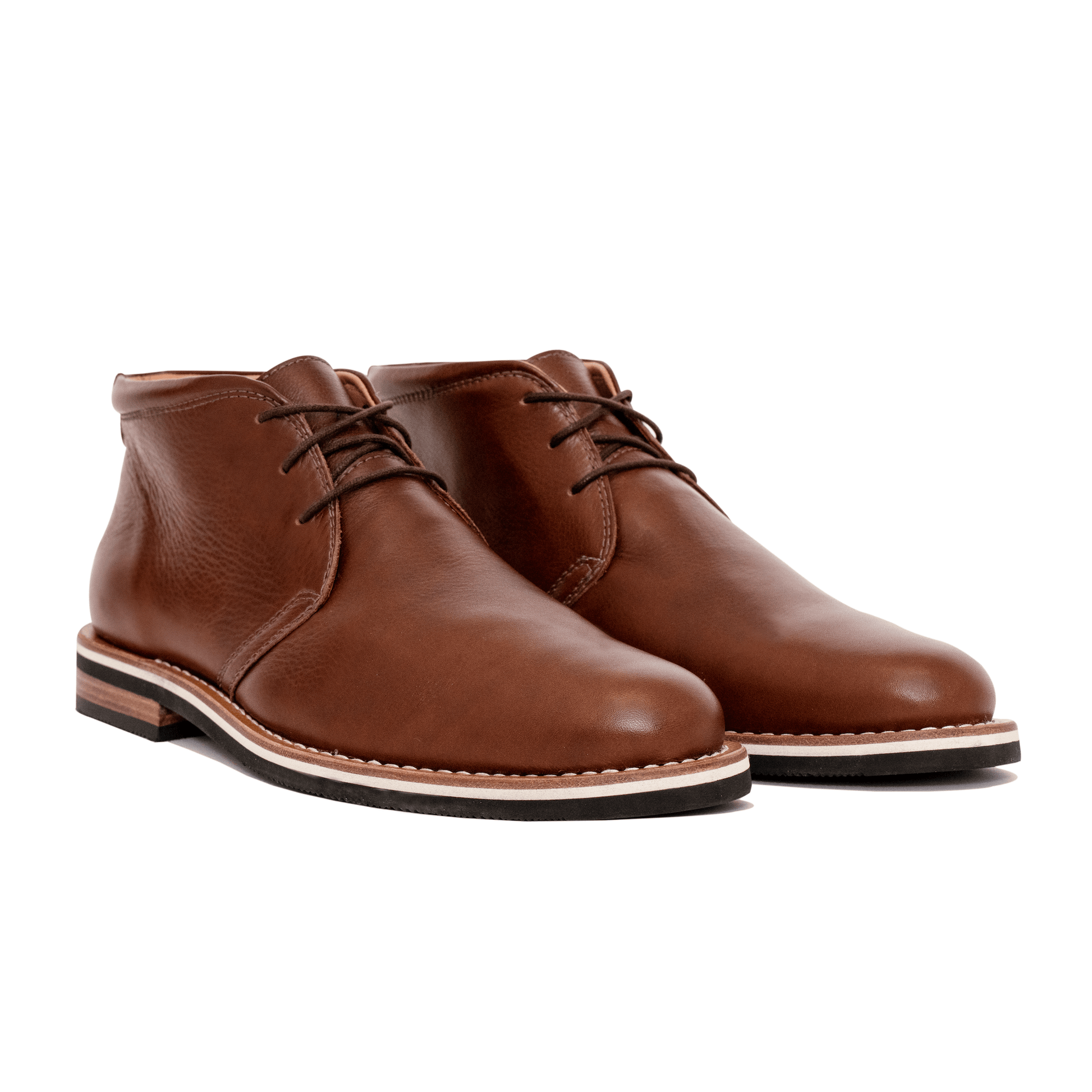 Tan leather 2025 chukka boots