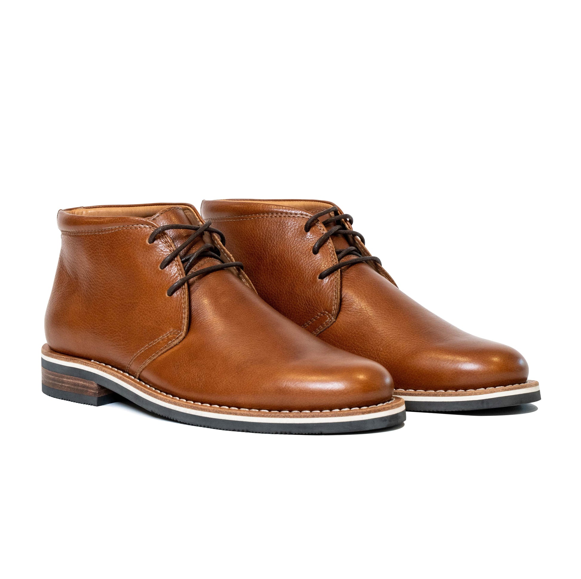 HELM Men's Leather Chukka Boot, The Hynes | Whiskey-Colored HELM Boots HELM Men's Leather Chukka Boot, The Hynes | Whiskey-Colored HELM Boots