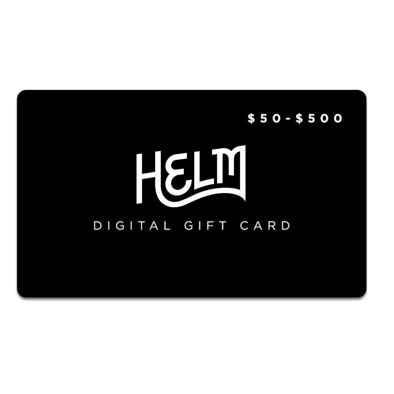 HELM Gift Card Digital Gift Card