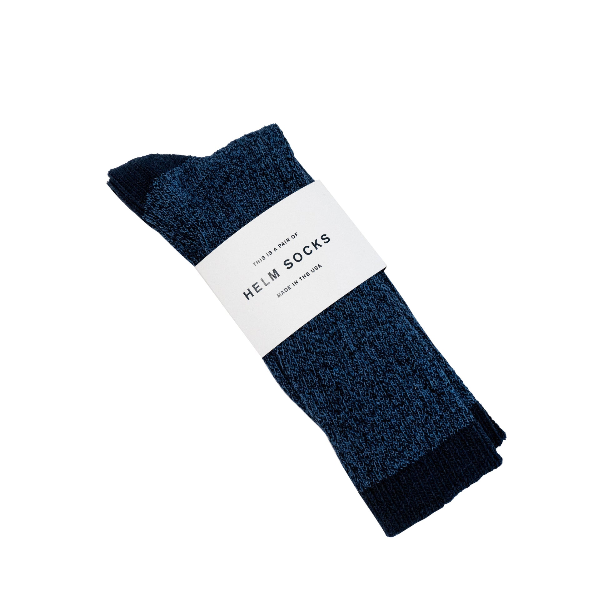 HELM Cabin Socks - Blue + Navy