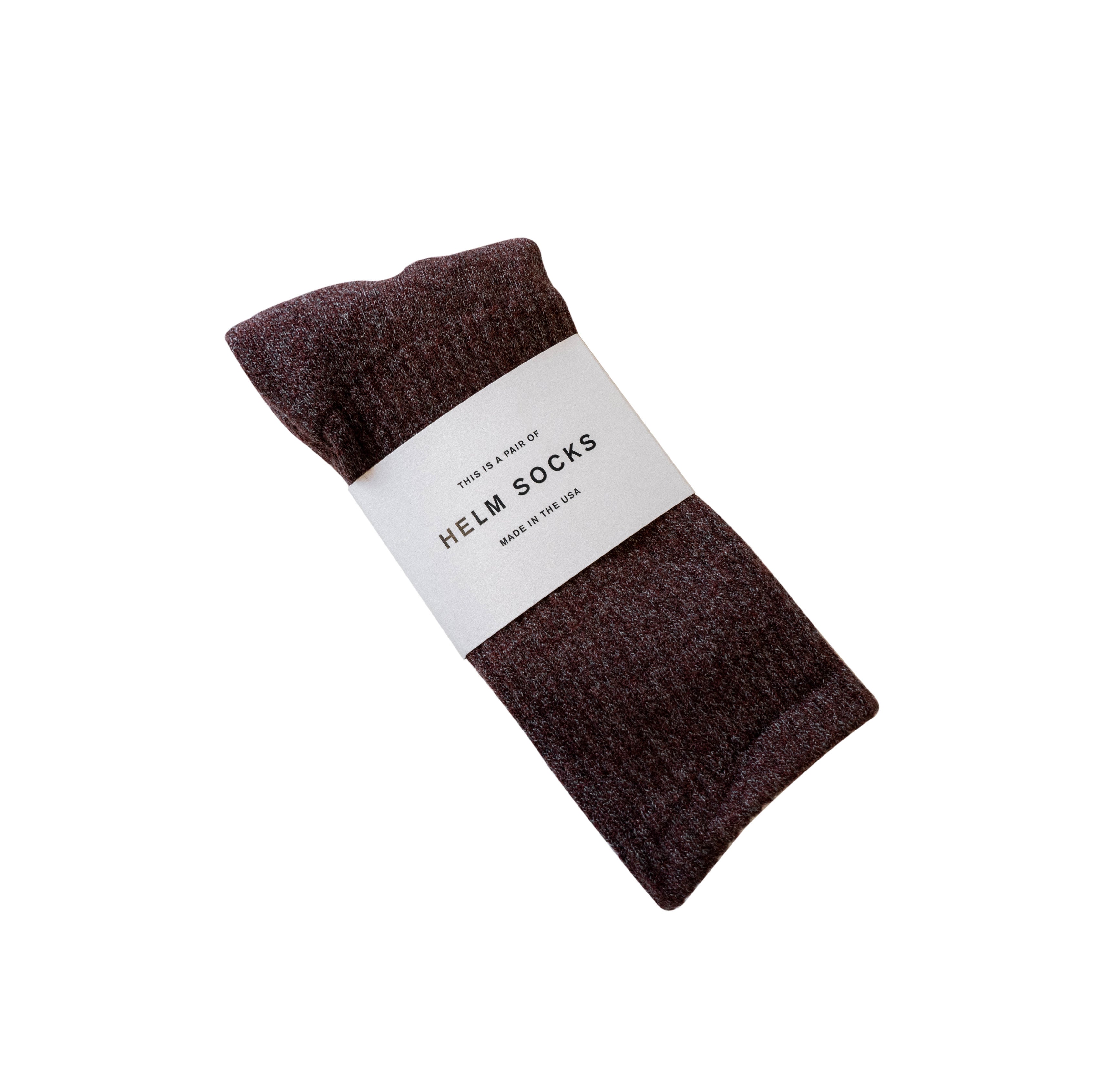 HELM Socks HELM Marled Socks - Rust