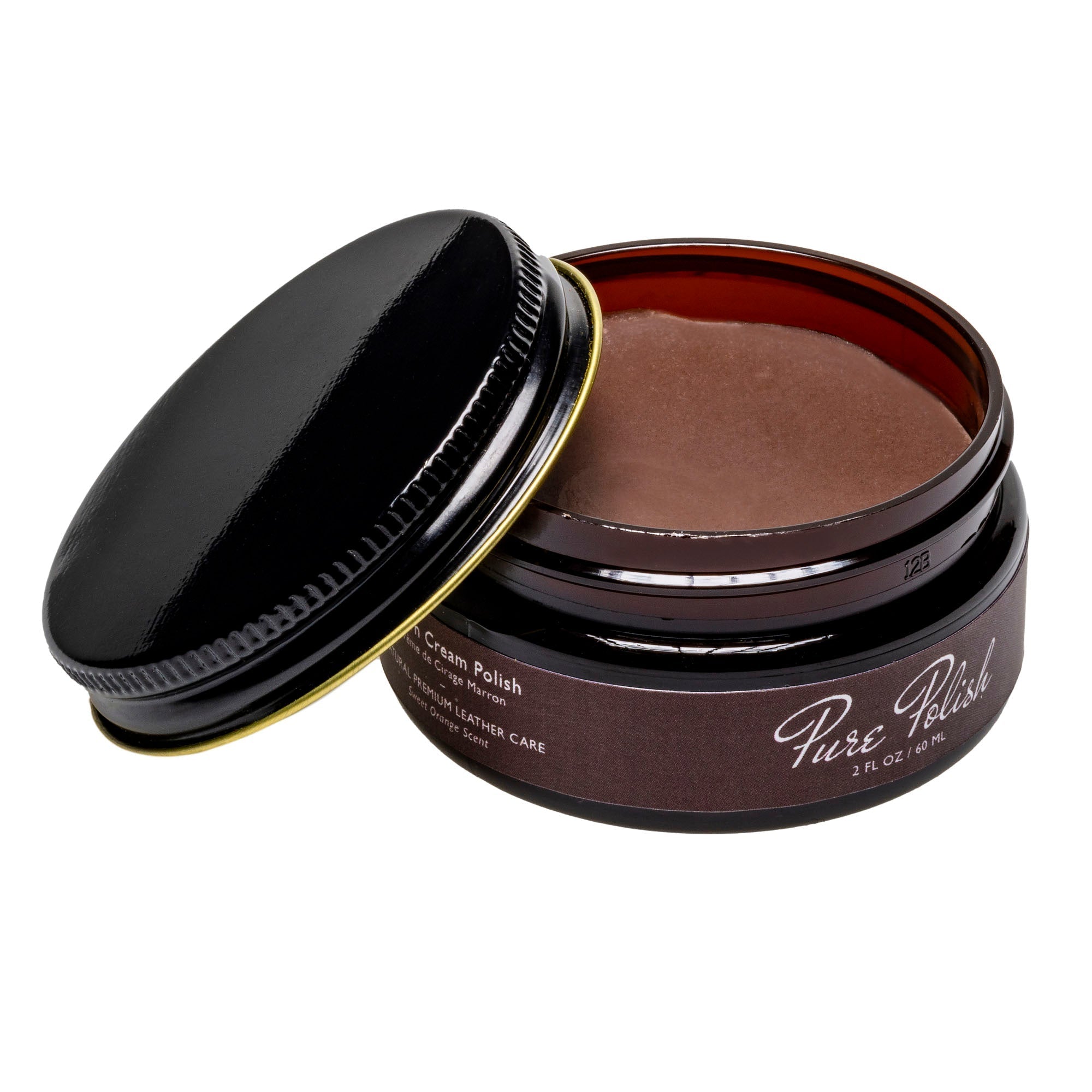 Pure Polish Boot Care Brown Cream Polish by Pure Polish
